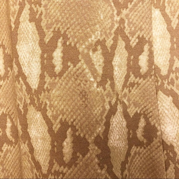 Ralph Lauren Python Snakeskin Ponte Sheath Dress - Picture 8 of 8